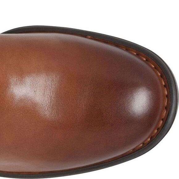 Born Galdot Tall Brown Boots Soft Leather Brown Cuero Size 9.5  NWOB Chelsea - Picture 4 of 7